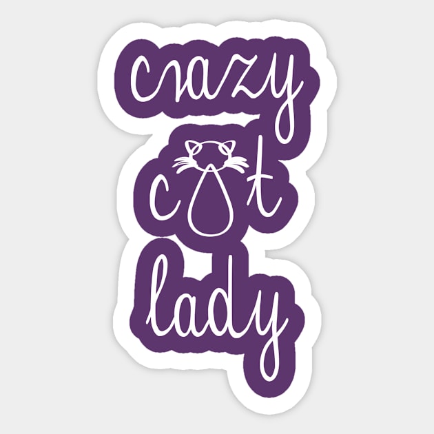 Crazy Cat Lady Sticker by Daanoontjeh